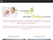 Tablet Screenshot of canataracourt.com